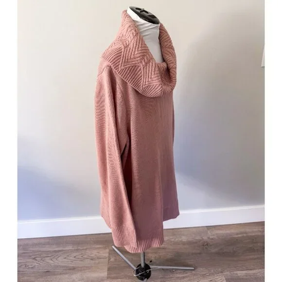Lane Bryant Maude Cowl Neck Knit Sweater - Size 22/24 - Picture 2 of 9